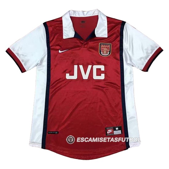 Camiseta Arsenal 1ª Retro 1998 - Haga un click en la imagen para cerrar